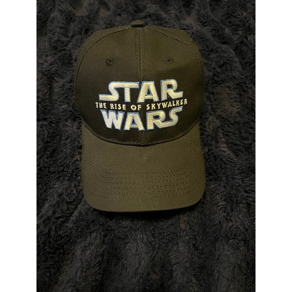 Star Wars Rise of Skywalker Hat Black Adjustable Cap Disney Movie Promo Adult